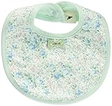 Bijoux & Bee(ビジュー&ビー) 花柄&スワン柄ビブ<日本製> 花ブルー