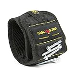 MagnoGrip マグノグリップ マグネット内蔵リストバンド 黒 [並行輸入品]