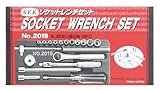 SEK 1/4"(6.35) DR.19PC.ソケットレンチセット No.2019
