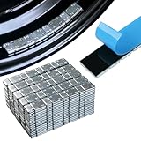 WeBirth バランスウェイト 【2.5gウェイトで微調整可能】 シルバー ブラック ホイール 自動車 バイク 0.18kgの小容量 0.84kg 4.8kgの大容量 2.5g/2.5g刻み 5g/5g刻み 5g/10g刻み (シルバー, 合計4800g(5g-10gパターン))