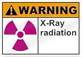 X-Ray Radiation Warning Sign - 14" wide x 10" tall [並行輸入品]