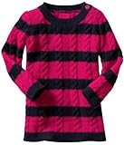 GAP（ギャップ）baby GAP ボーダー セーター ワンピース ショーツ付（ピンク）【月齢：1歳~1歳半】（並行輸入品） (12-18M（1歳~1歳半）)