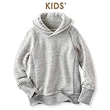 (フェリシモ) やわふわ 着心地にこだわったフード風衿の裏毛 トップス キッズ グレー ガールズ 9