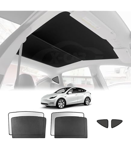 Car Window Shade For Volvo EX30 2024 2025 Skylight Roof Heat Insulation Shading Car Retractable Sunroof Sunshade(Black - View #10