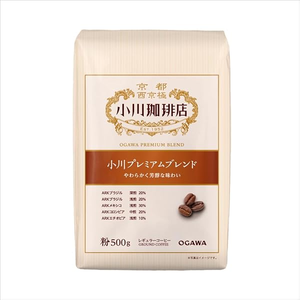 Amazon.co.jp: 小川珈琲店 ブリューワーズブレンド 粉 160g ×3個