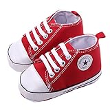 Waylongplus幼児かわいいキャンバススニーカーの幼児のprewalkerアンチスキッドソフトトレーナーシューズ