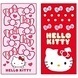 丸眞 ハローキティ リボンワールド 3065000400 ポケットタオル2枚組