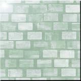 Rikki Knightグランジライトグリーンストーンセラミックアートタイル8 " x 8 "