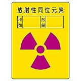 【817-61】放射能ステッカー 放射性同位元素 2枚組