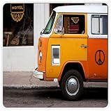 ヴィンテージオレンジVolkswagen Beetle Van Square – Ligh RK-LSPS-993