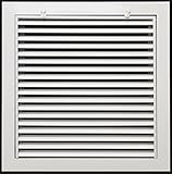 24" x 24" Aluminum Return Filter Grille - Easy Air FLow - Linear Bar Grilles [並行輸入品]