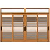 YKKAP 断熱玄関引戸 冴II 新槇4枚建[ランマ付] DHS-3453:D3仕様[幅3510mm×高2410mm]