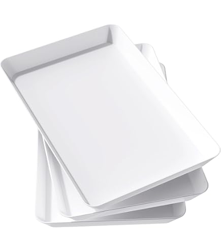 HAKZEON 40 PCS Black Plastic Rectangular Check Tray, Modern Design With Raised Edges And Clips For Secure Item Placement, Suitable For Restaurants, Bars, Hotels, And Catering Enterprises - View #12