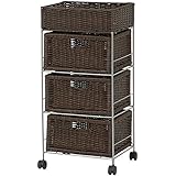 萩原 ランドリー（ダークブラウン） RAN-1823DBRP 4934257171632 【代引き不可】