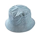 (ピーキー)Peigee欧風 ベビー用ハット つば広 赤ちゃんキャップ サファリハット キッズ 帽子 子供サンバイザー フィッシャーマンハット チェック柄 ジーンズ風 女の子 男の子 男女児 紫外線 