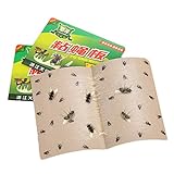 yjydada 20個接着スティッキー用紙Fly FliesトラップCatcherバグ昆虫キャッチャーボード