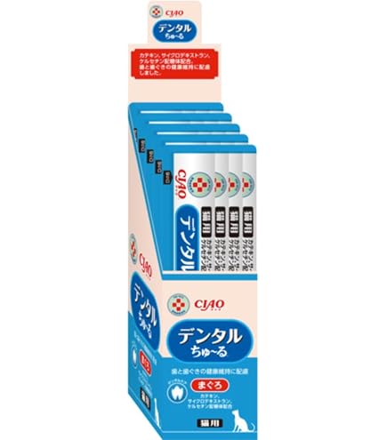 Amazon.co.jp: チャオ (CIAO) 猫用おやつ デンタルちゅ～る まぐろ味