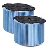 WORKSHOP Wet Dry Vac Filters WS12045F2 Fine Dust Wet Dry Vacuum Filters (2-Pack - Shop Vacuum Filter