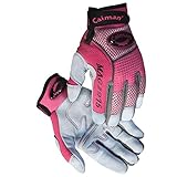 Caiman 2975-4 Multi-Activity/Mechanic Gloves Women's Goat Grain, Medium, White by Caiman