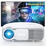WiMiUS プロジェクター 7000lm リアル1080P解像度 4K対応 Bluetooth機能搭載 台形補正 ズーム機能 ドルビー対応