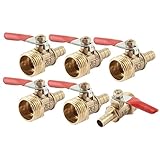 uxcell　流量制御弁　マット銀色　金属　ワンウェー