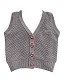 Plus Nao(プラスナオ) ニットベスト ジレ 前開き Vネック 無地 シンプル 羽織り トップス 子供服 こども服 キッズ KIDS ベビーウェア ベビー服 BABY 男の子 女の子 定番 カジ