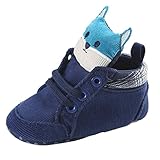 AutumnFall Baby Girl Boys Fox Hight Cut靴スニーカー滑り止めソフトソールブーツ 12~18 Months