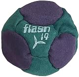 HATAS サンド フットバッグ 14面 FLASH パープル・グリーン HS-1214