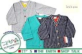 【子供服】 kids zoo (キッズズー) ストライプ・無地カーディガン 70cm～95cm W52400
