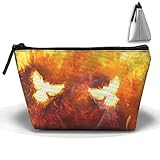 ストレージポータブルバッグコスメティックポーチ抽象Firebirds大容量Make Up Purse Medicine台形Toiletry Bags