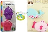 NUK 0-6M Orthodontic Pacifier Bath Sponge & Squirter and Set of 2 Assorted Chill & Chew Teethers [並行