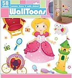 Edge Home Products Princess Walltoons Wall Sticker [並行輸入品]