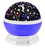 Reagle（リーグル）赤ちゃん用 プラネタリウム ぐっすり眠れる 満点の星空 おもちゃ 玩具 (パープル)