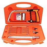 万能のこぎり 多目的のこぎりセット デビルソー 多機能 DIY 鋸 木工 剪定 ガラス タイル 直線も曲線も簡単に切る 大工道具 作業道具セット 12点セット SDDFOR