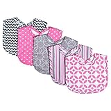 Trend Lab Lily 5 Pack Bib Set, Lily by Trend Lab [並行輸入品]