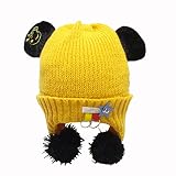 Zhhaijq ベビーハット Baby Kids Winter lovely warm Beanie Hat for 2-8years old kids