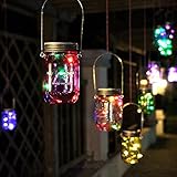 太陽光発電ガラス Jar ランプ 8 LED ビーズガーデンコートヤード風景明るい装飾が施され