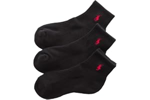 Polo Ralph Lauren 93246604/92009604/92009604 Socks, Set of 3, Men's, Women's, Foot Pile, Arch Support, Multicolored