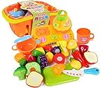 17セットベビー/子供DIYキッチンPlayset色認識おもちゃランダムカラー