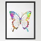 Dignovel Studios 11X14 butterfly Watercolor Print illustration Art Print Nursery Kids Art Print Wedd