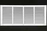 24" x 10" RETURN GRILLE - Easy Air FLow - Flat Stamped Face [White] [並行輸入品]
