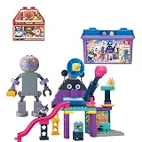 [バンダイ(BANDAI)] Blocklabo ブロックラボ アンパンマン バイキンじょうもつくれる! だだんだんブロックバケツ(特典:2024年冬 アンパンマンクリスマスブロック) 対象年齢 3才以上