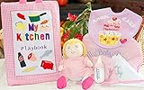布絵本My Kitchen Playbook&布のおもちゃ　布の着せ替えバッグMy Baby Bag&おまけつき おしゃれなビブ　　マイスィート・プレイ&ラーンギフトセット