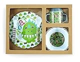 Mud Pie Feeding Set, Dino by Mud Pie [並行輸入品]