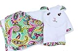 Vera Bradley Baby Hooded Towel and Bath Mitt in Tutti Frutti by Vera Bradley [並行輸入品]