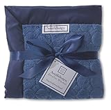 スワドルデザインズ ベビーカーブランケット ジュエルパフサークルウィズサテントリム トゥルーブルー 1枚セット SD-168TB 【日本正規品】