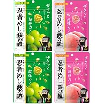 Amazon | 《4個セット》忍者 めし 鉄の鎧 グレープ味 40g×4個 | ノー