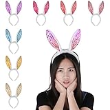LED ぬいぐるみ バニーウサギの耳 カチューシャ 3モード 点滅のヘッドバンド 衣装アクセサリー ハロウィーン クリスマス ドレスアップ