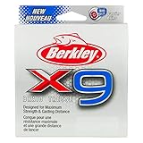 Berkley X9B33040-CY X9 編組釣り糸 330ヤード 40ポンド 330ヤード 40ポンド クリスタル