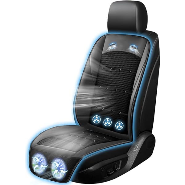 Amazon.co.jp: クールシート 車 【2025進化超大風量 無段階調整 DC12V